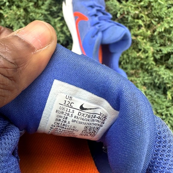 Nike Star Runner 4 Little Kids Athletic Shoes Toddler Boy Size 12 Blue - Picture 6 of 13